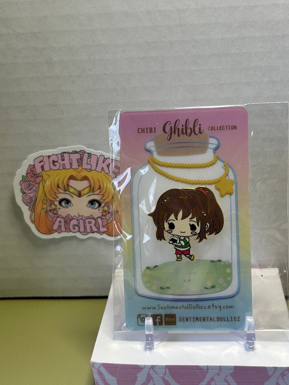 SentimentalDollieZ Chibi Ghibli Collection Pin Spirited Away Chihiro Ogino
